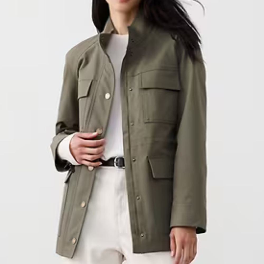 Banana Republic Factory Twill Utility Water Resistant Jacket